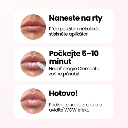 Zvětšovač rtů Clementa